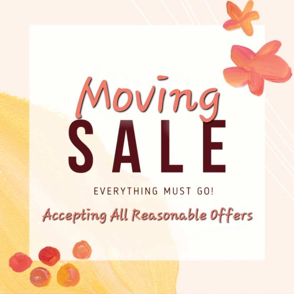 Moving Sale Announcement